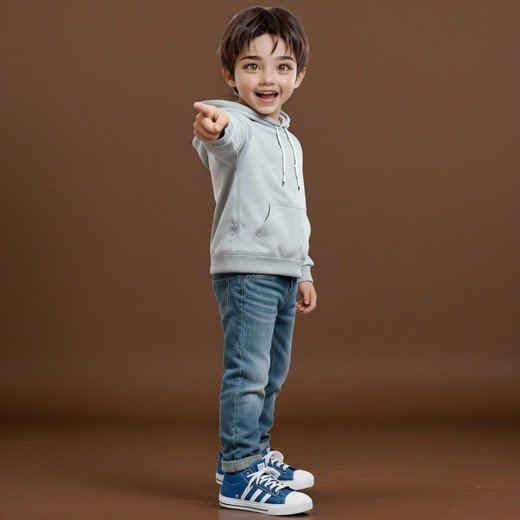 Clarence pointing at the coupon at checkout